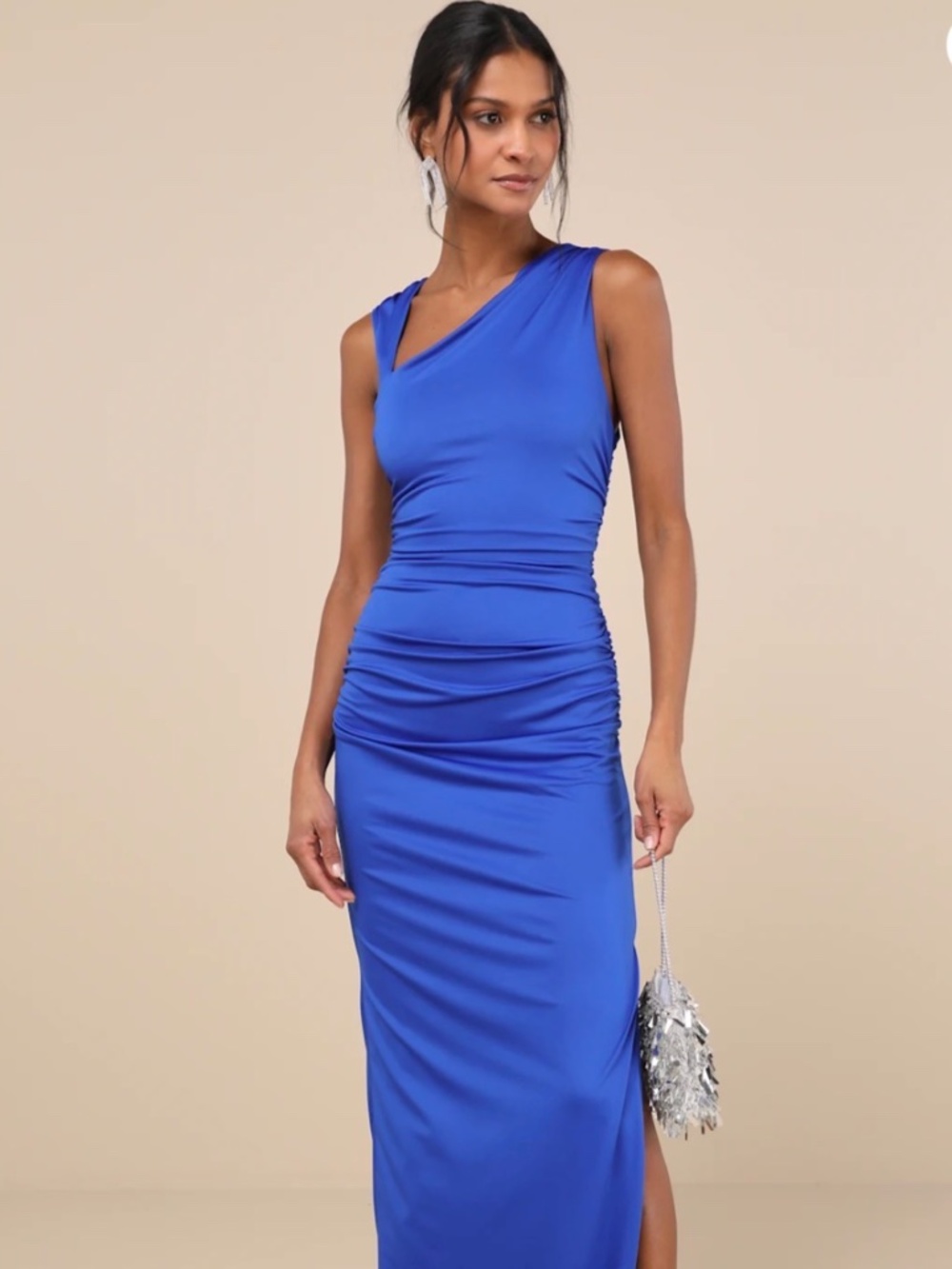 Lulus Enticing Darling maxi med